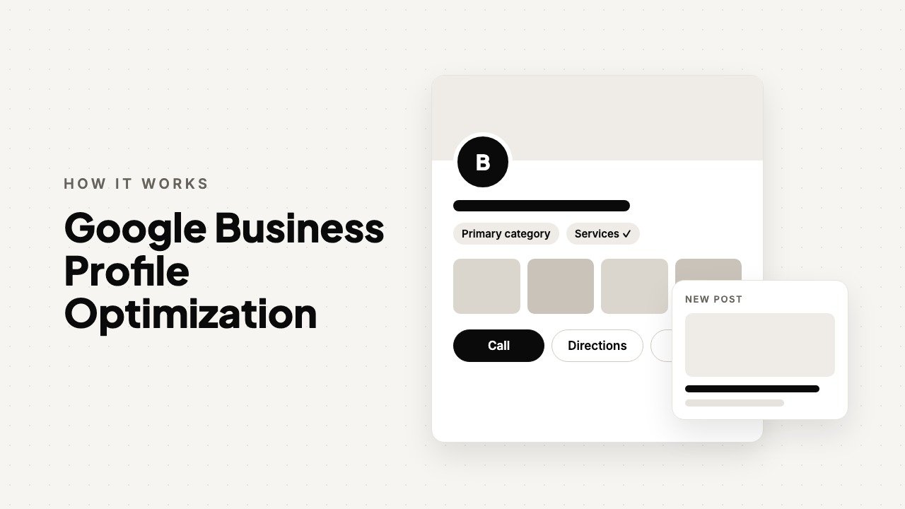 Google Business Profile Optimization: animated overview by FSK Digital Marketing