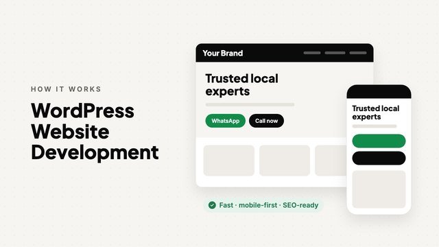 WordPress Website Development: animated overview by FSK Digital Marketing